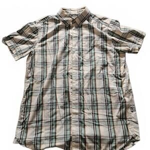 The North Face Men's Short Sleeve Plaid Button-Up Shirt Size M